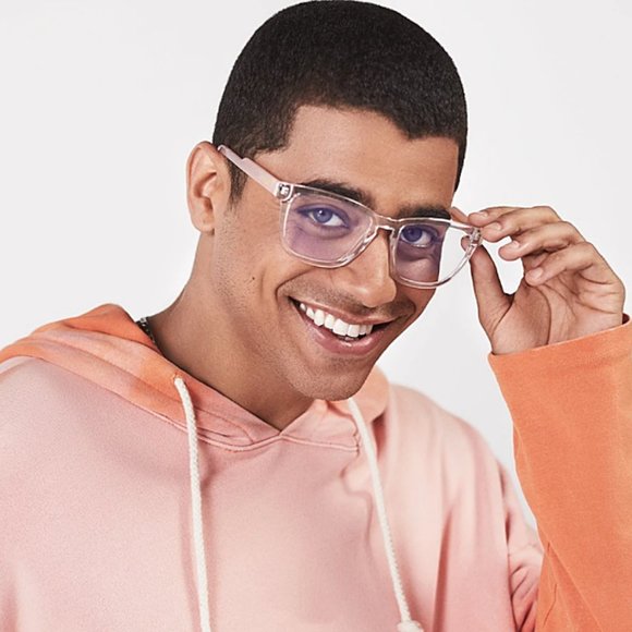 Quay Men’s Hardwire Blue Light Glasses Clear NWT - Picture 1 of 12